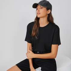 Однотонная футболка Shein