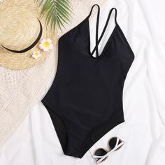 Слитный купальник Shein