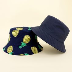 Детская двухсторонняя шляпа с узором ананаса Shein