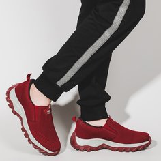 Трикотажные кроссовки на платформе Shein