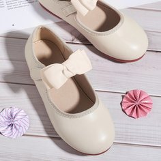 Балетки с бантом для девочек Shein