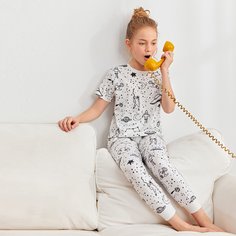 Объект милый Домашняя одежда для девочек Shein