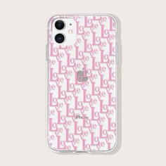 Чехол для iPhone с текстовым принтом Shein