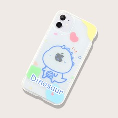 Чехол для iPhone с принтом динозавра Shein