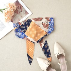 Топ без бретелек с узлом сзади и принтом Shein