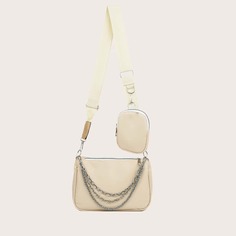 Сумка через плечо с цепочкой и кошельком Shein