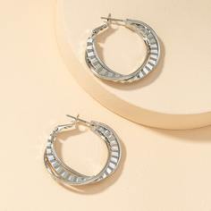 Открытые серьги-кольца Shein