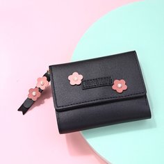 Маленький кошелек с цветами и искусственными жемчугами Shein