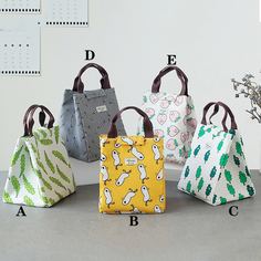 Мультфильм графическая сумка для завтрака 1шт Shein