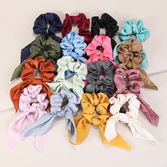 Разноцветная резинка для волос с бантом 16шт Shein