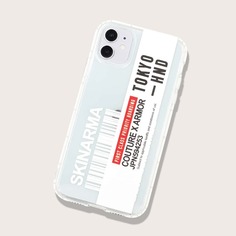 Чехол для iPhone с принтом "штрих-код Shein