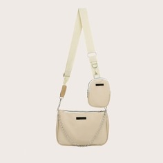 Сумка через плечо с цепочкой и кошельком Shein