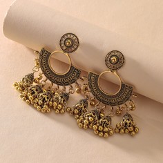 Серьги-подвески Jhumka с кисточками Shein
