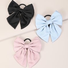 Резинка для волос с бантом 3шт Shein