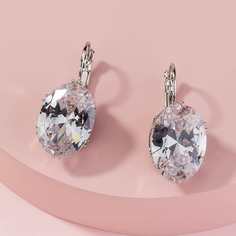 Серьги с драгоценным камнем Shein