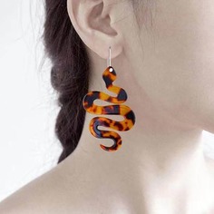 Серьги-подвески со змеей Shein