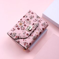 Складной кошелек с принтом ситцев Shein