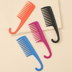 1шт однотонная расческа случайного Shein