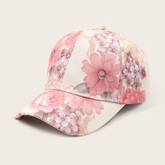 Бейсболка с цветочным узором Shein
