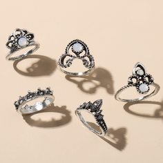 со стразами Кольца Shein