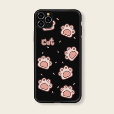 Чехол для iPhone с принтом кошачьего когтя Shein