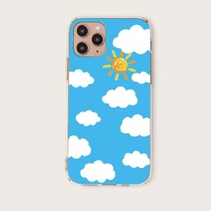 Чехол для iPhone с мультипликационным принтом Shein