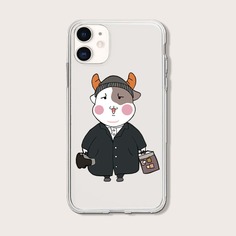 Чехол для iPhone с мультипликационным принтом Shein