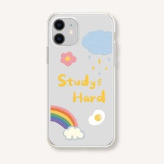 Чехол для iPhone с мультипликационным принтом Shein