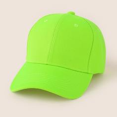 Неоновая зеленая бейсболка Shein