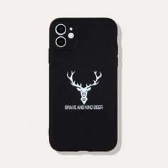 Чехол для iPhone с принтом оленя Shein