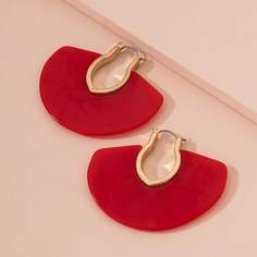 Красные серьги-кольца Shein