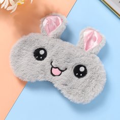 Мультипликационная плюшевая маска для сна Shein