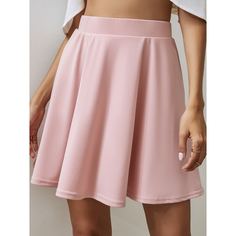 Однотонная короткая юбка Shein