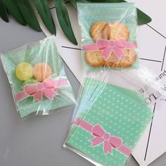 100шт сумка для печенья в горошек Shein