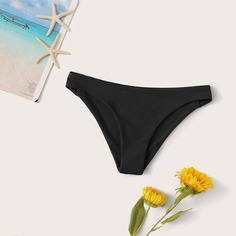 Однотонные трусики бикини Shein
