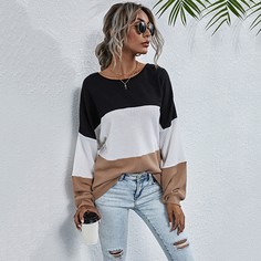 Контрастная футболка Shein