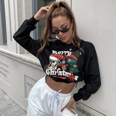 на кулиске Рождество Повседневный Свитшоты Shein