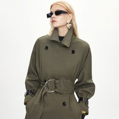 с карманами Одноцветный Повседневный Куртка Shein