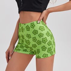 Шорты с цветочным принтом Shein