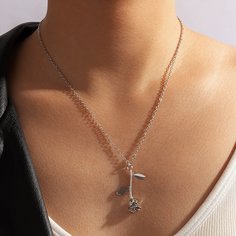 Ожерелье с цветком Shein