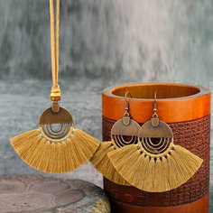 Серьги и ожерелье с бахромой Shein