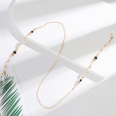 Цепочка для очков с кристаллами Shein