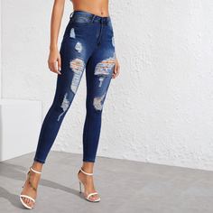 Облегающие джинсы Shein