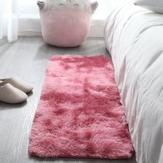 Однотонный ковер из искусственного меха Shein