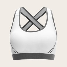 крест на крест Спортивные бюстгальтеры Shein