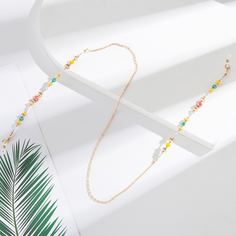 Цепочка для очков с хрусталем Shein