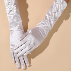 Длинные перчатки с бантом Shein