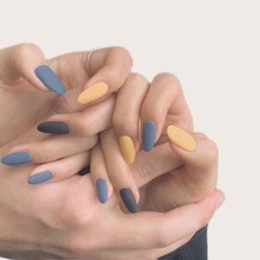 24шт накладные ногти с 1шт двухсторонней лентой Shein