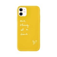 1шт чехол для iPhone с текстовым принтом Shein