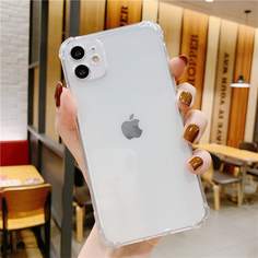 1шт прозрачный чехол для iPhone Shein